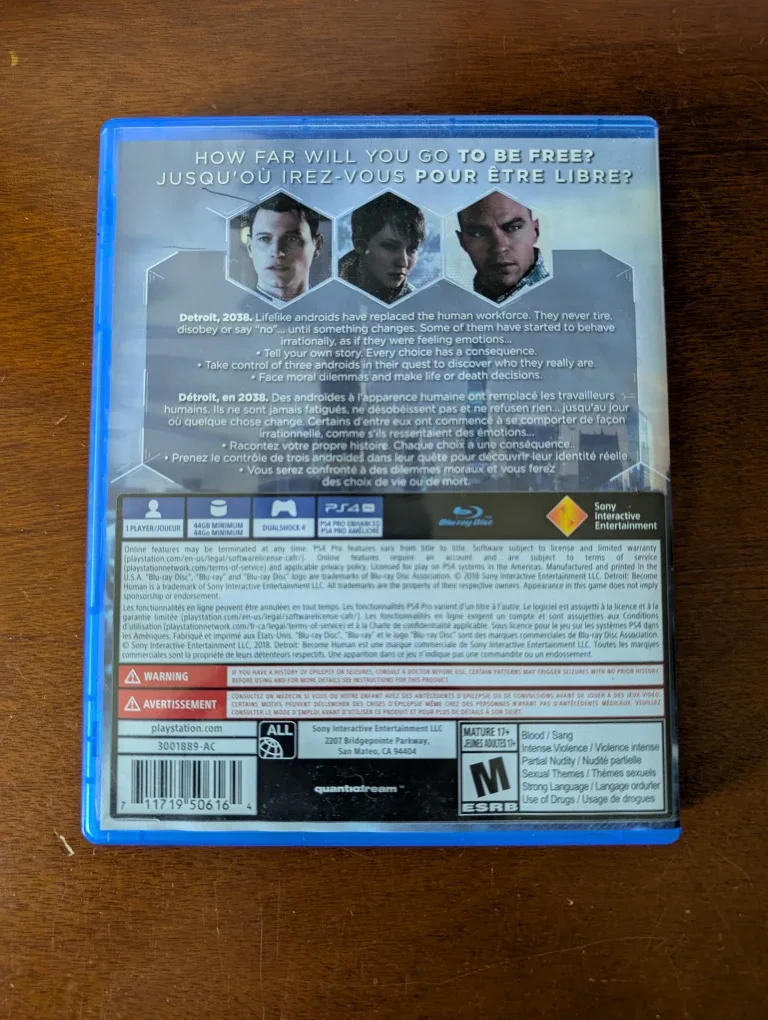 Detroit: Become Human (PS4) - Read Bio  image indicator(2)