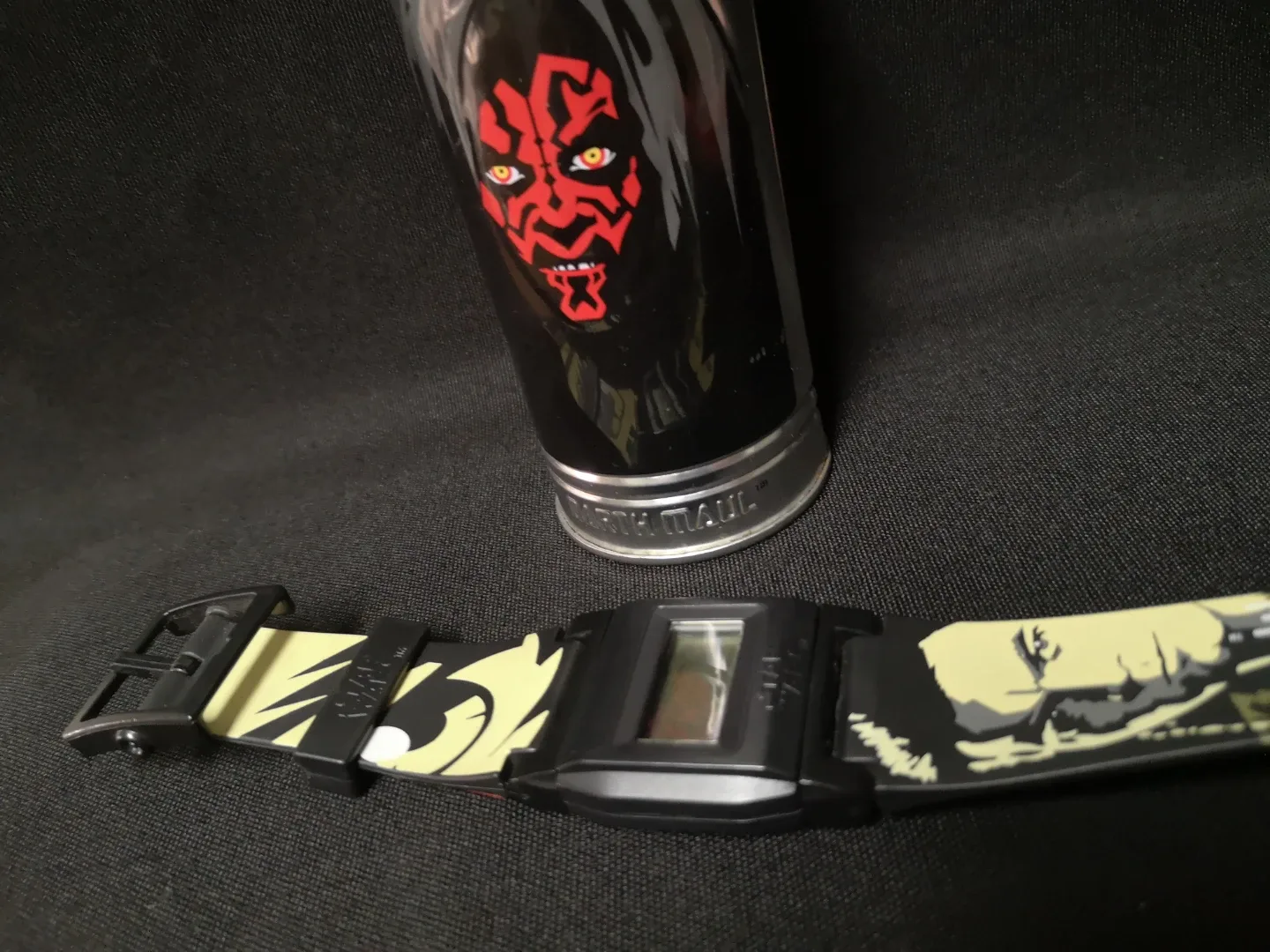 2005 Lucasfilm Ltd. Darth Maul + Obi Wan Kenobi Watch Star Wars image indicator(4)