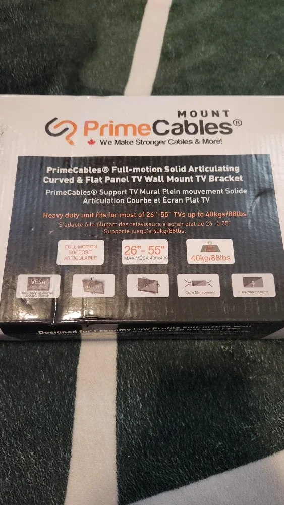 PrimeCables TV Wall Mount for 26"-55" TVs image indicator(2)