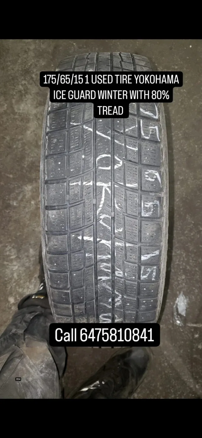 Yokohama Ice Guard Winter Tire 175/65/15 thumbnail