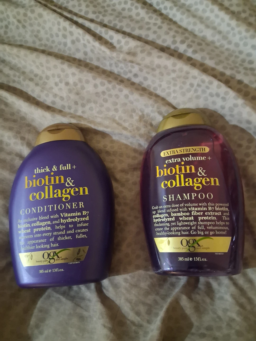 OGX Biotin & Collagen Shampoo & Conditioner Set