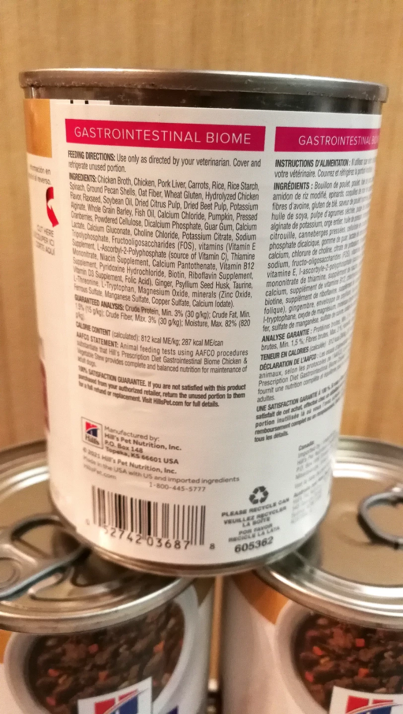 Hill's Prescription Diet Gastro Biome Wet Dog Food (6 cans $20) - photo 3