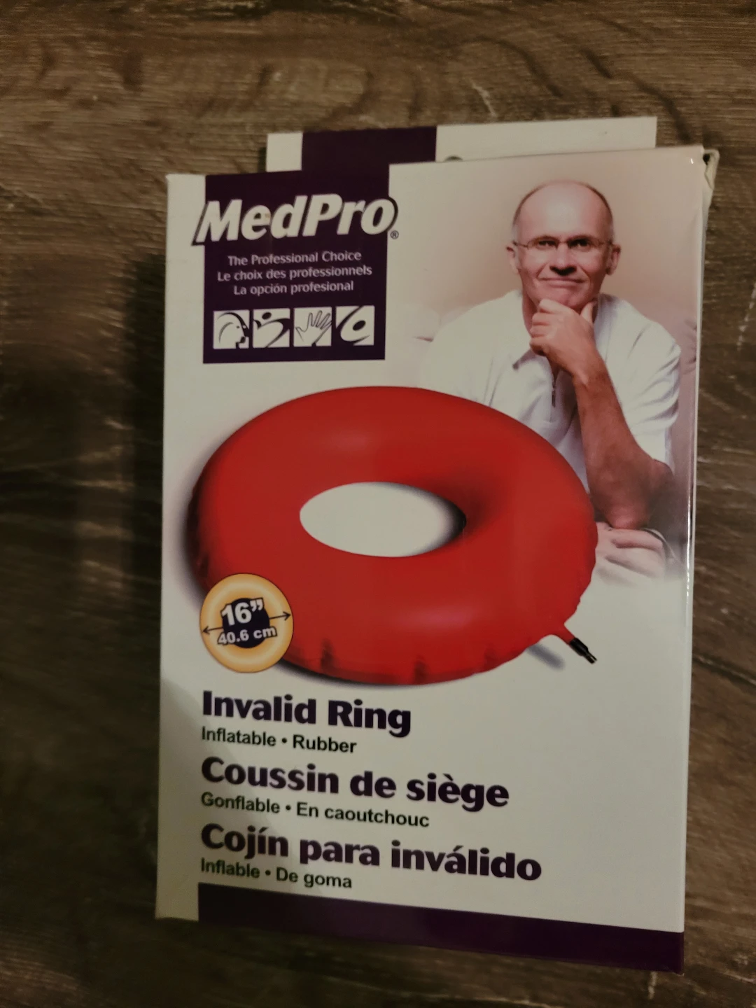 MedPro 16" Inflatable Invalid Ring Cushion