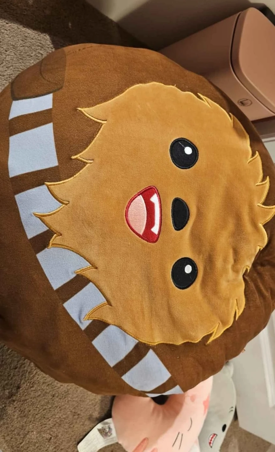 Chewbacca Squishmallow Pillow