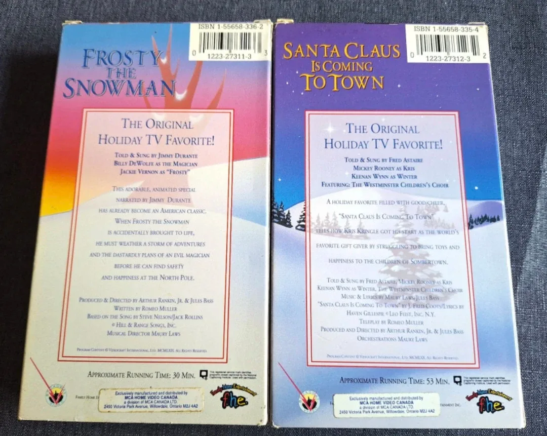 Frosty the Snowman & Santa Claus VHS Tapes image indicator(2)