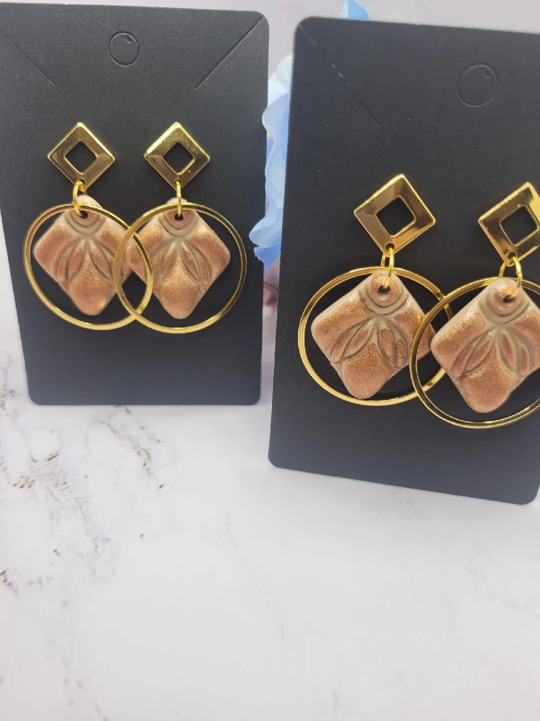 Handmade Polymer Clay Earrings image indicator(6)