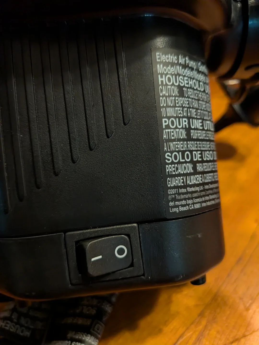 Intex Quickfill 100 mattress Air Pump image indicator(7)