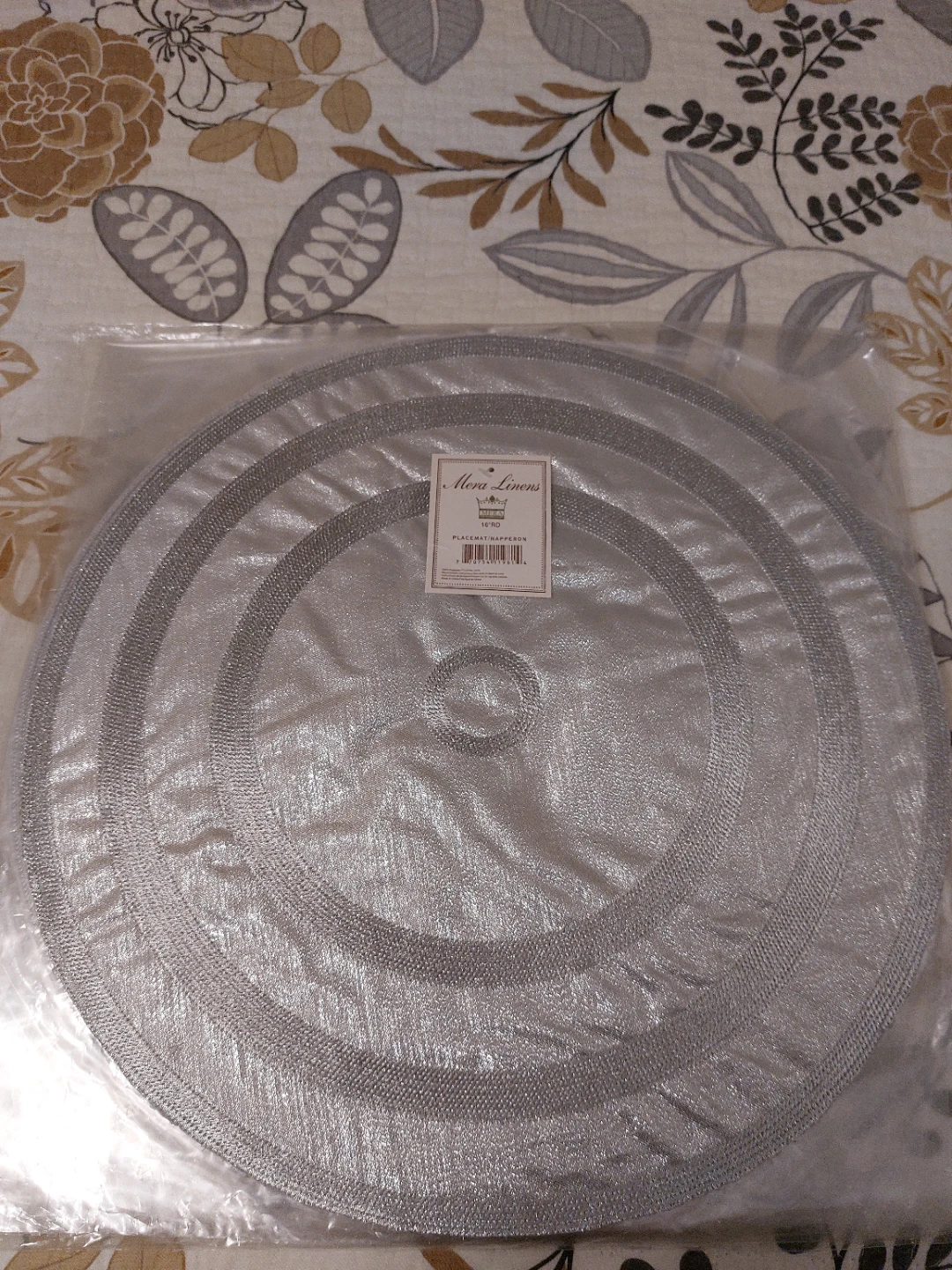 Mera Linens 16" Round Placemat - New