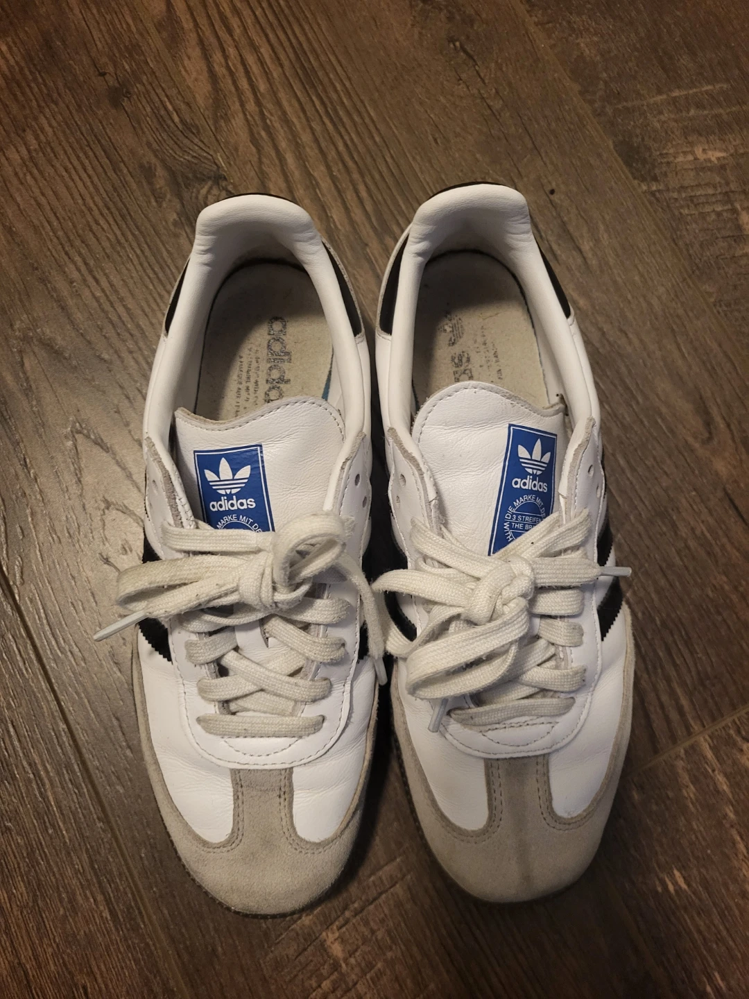 Adidas Samba White Sneakers - Size 6.5 =39.5 - photo 3
