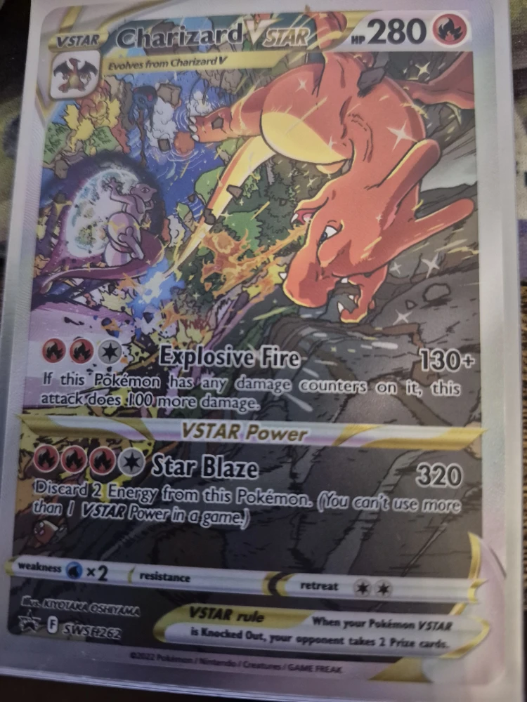 Charizard VStar #SWSH262 Pokemon Promo Card - photo 2