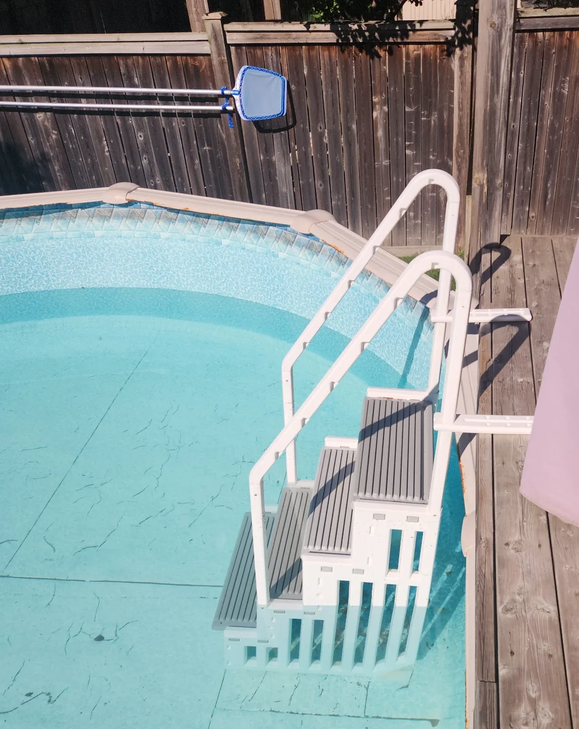 Pool Steps - White & Grey image indicator(6)