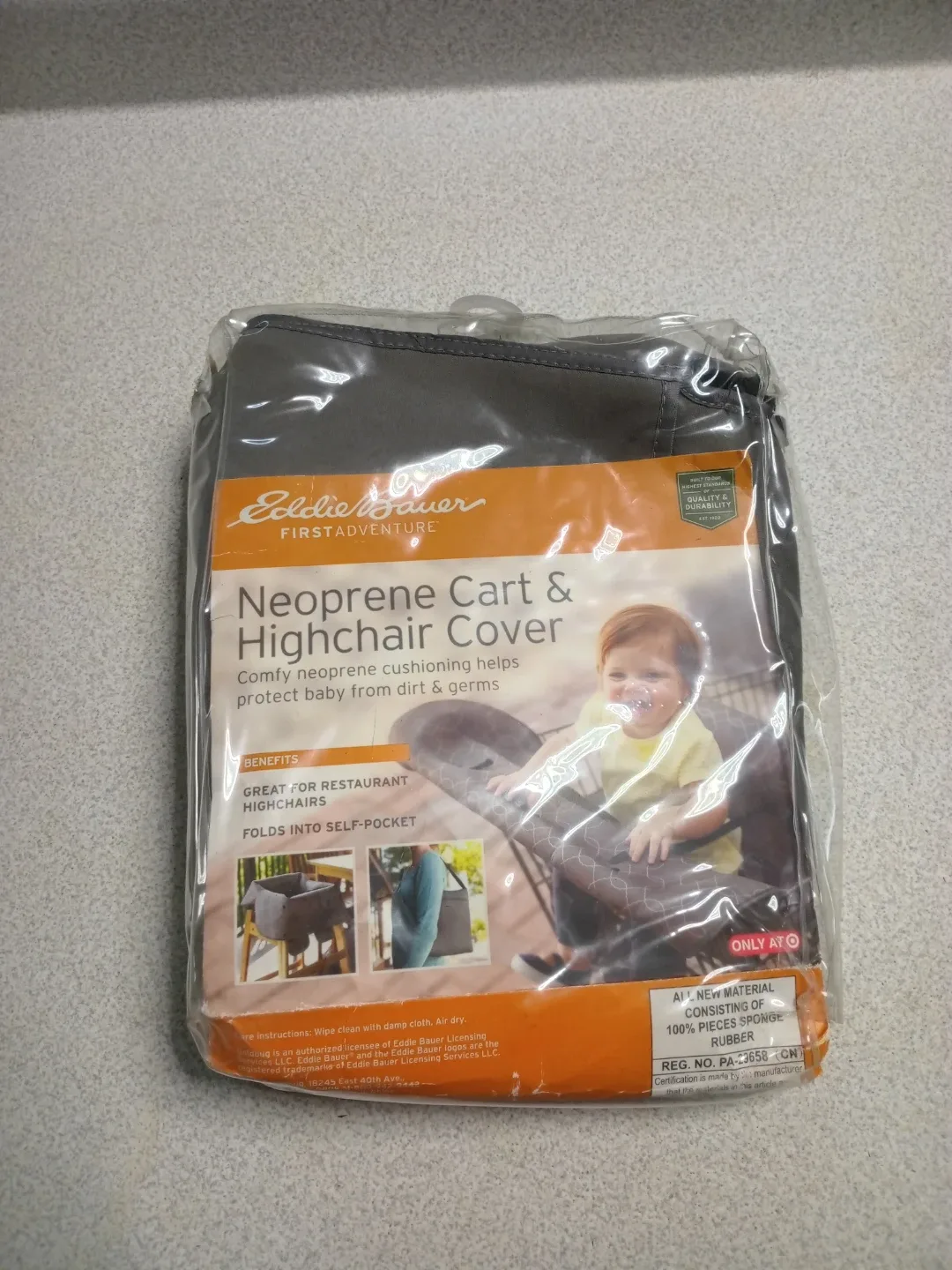 Eddie Bauer Neoprene Cart & Highchair Cover - New image indicator(2)