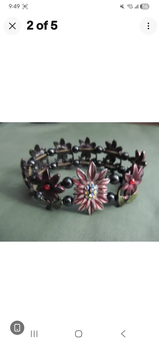 VINTAGE ENAMEL STRETCH BRACELET