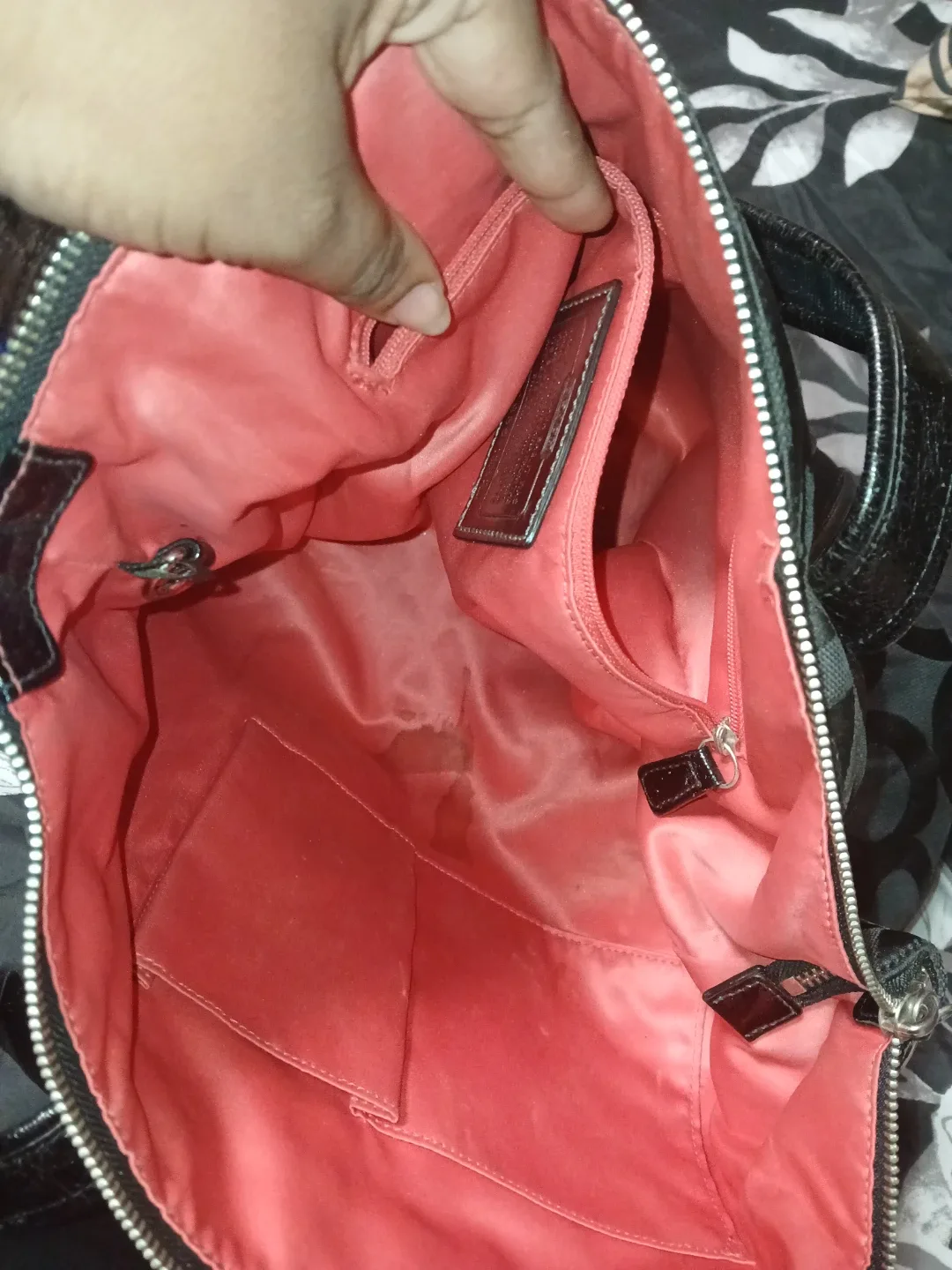 Vintage Coach Black Tote Bag N1093-13826 image indicator(3)