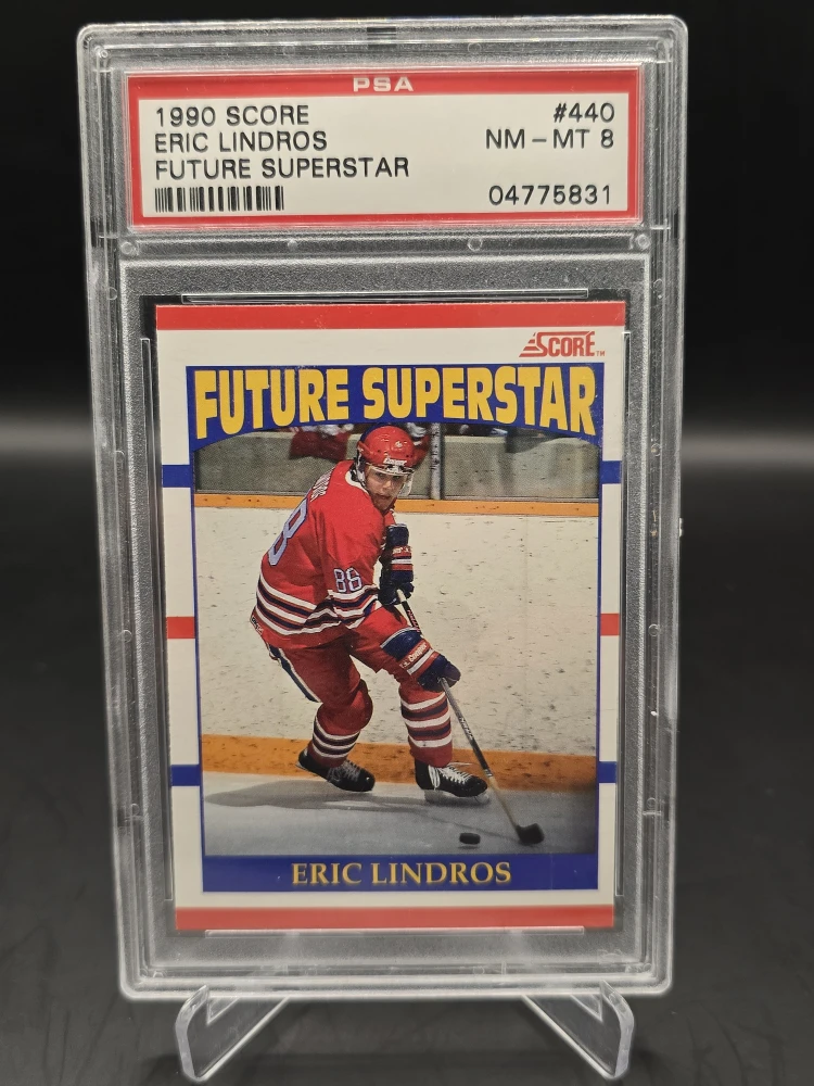 1990 Score Eric Lindros PSA 8