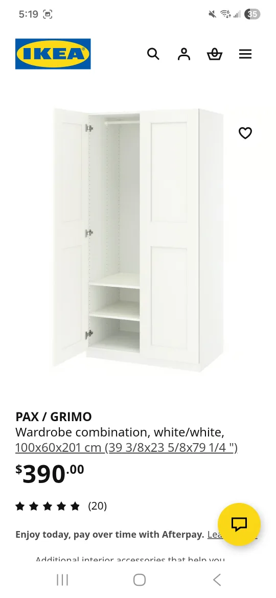 IKEA PAX / GRIMO Wardrobe Combination image indicator(3)
