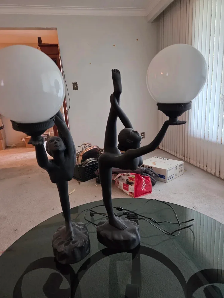 Sculptural Ballerina Table Lamp - Unique Decor