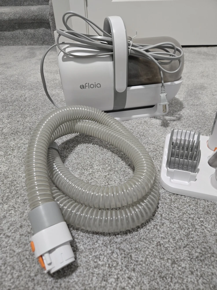 aFloia Dog Grooming Kit, Pet Grooming Vacuum, White - photo 3