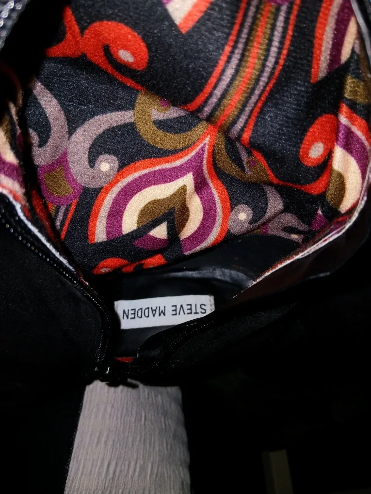 Steve Madden Black Knee High Boots - Size 37