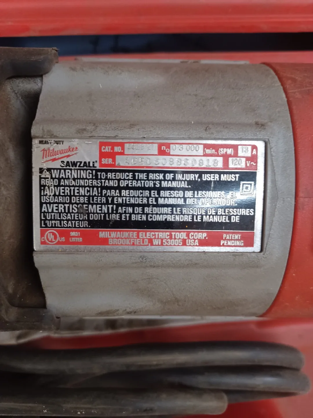 Milwaukee Sawzall 360 Reciprocating Saw image indicator(2)