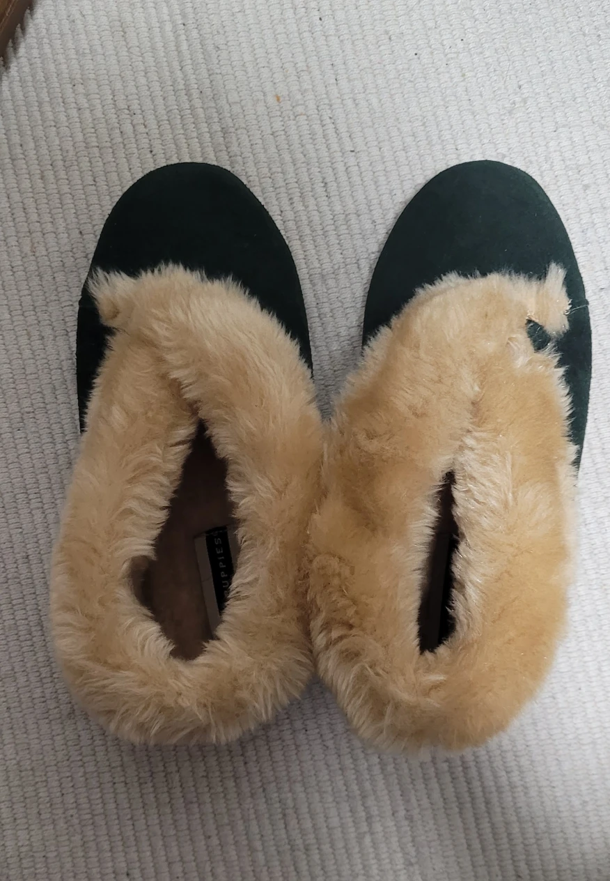 Hush Puppies Suede Slippers,