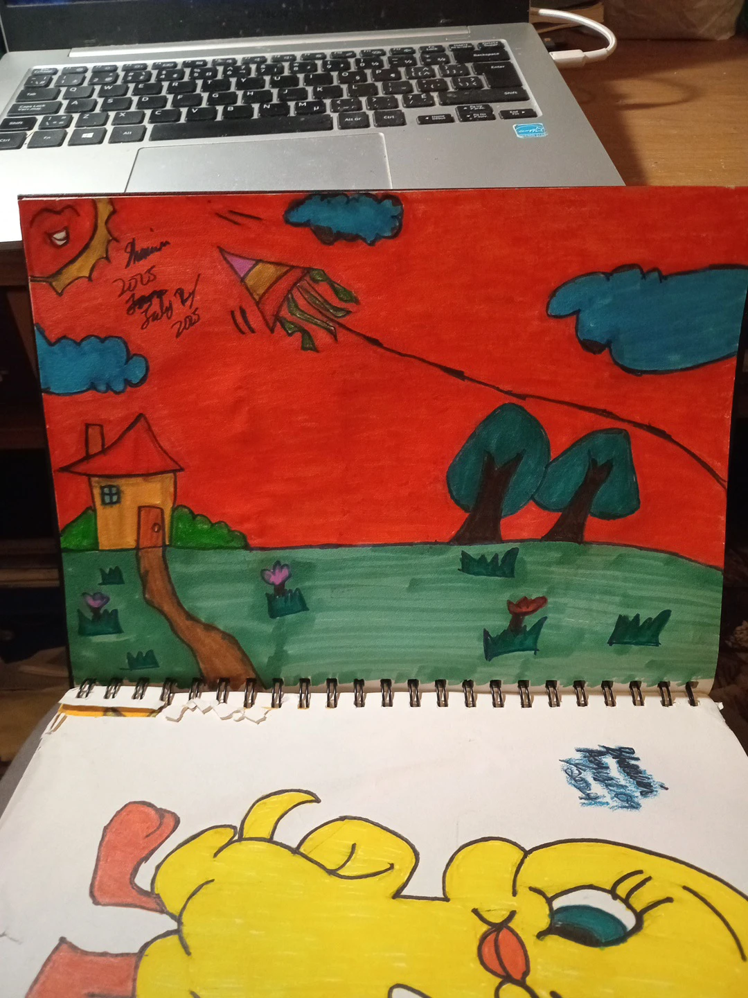 NATURE SCENERY DRAWINGS BY CUSTOM ARTIST SHERWIN