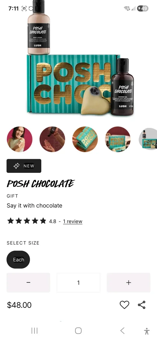 Lush Posh Chocolate Gift Set - New image indicator(2)
