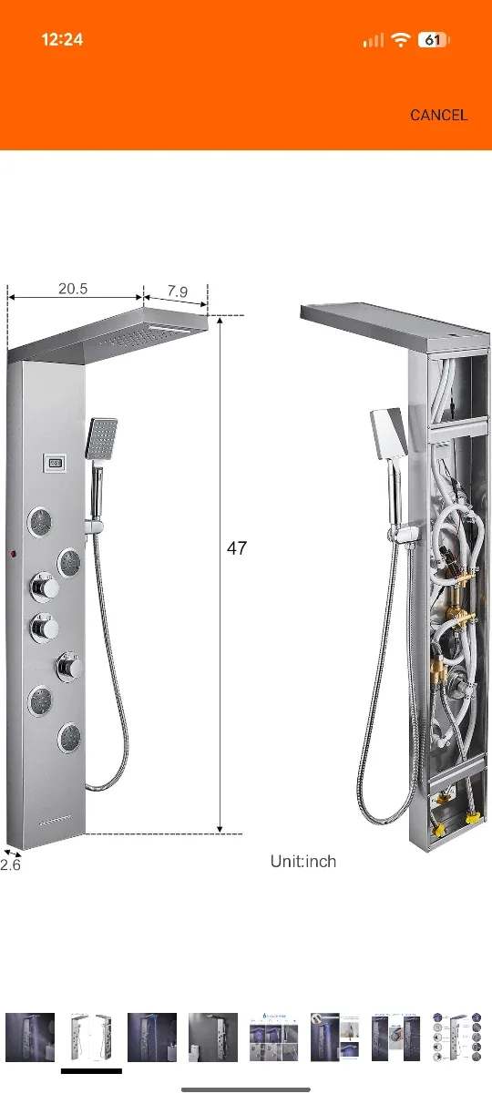 Shower Panel System image indicator(2)