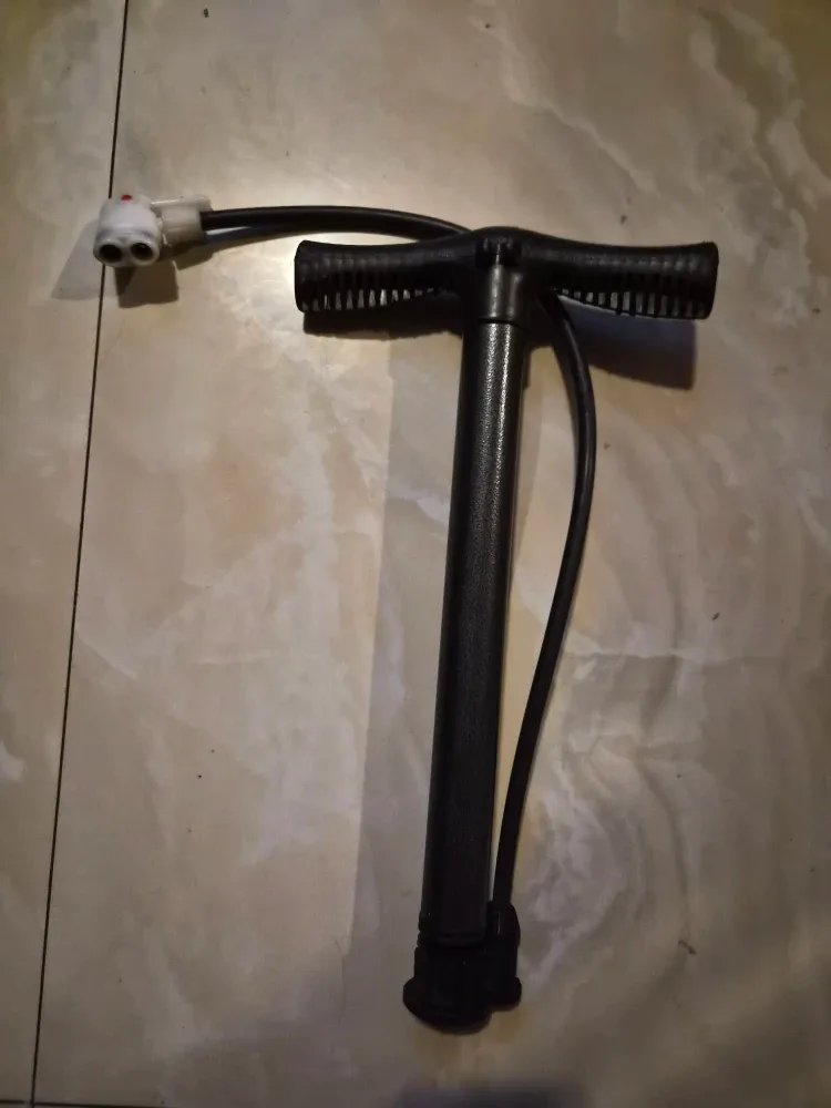Black Bicycle Floor Pump