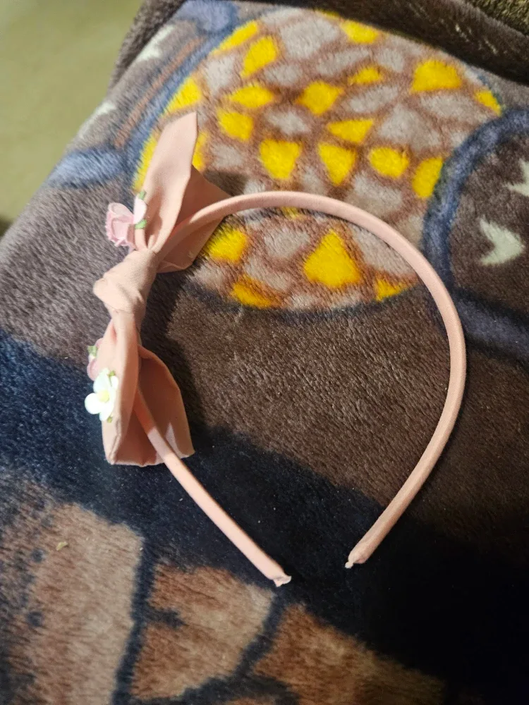 Pink Floral Headband