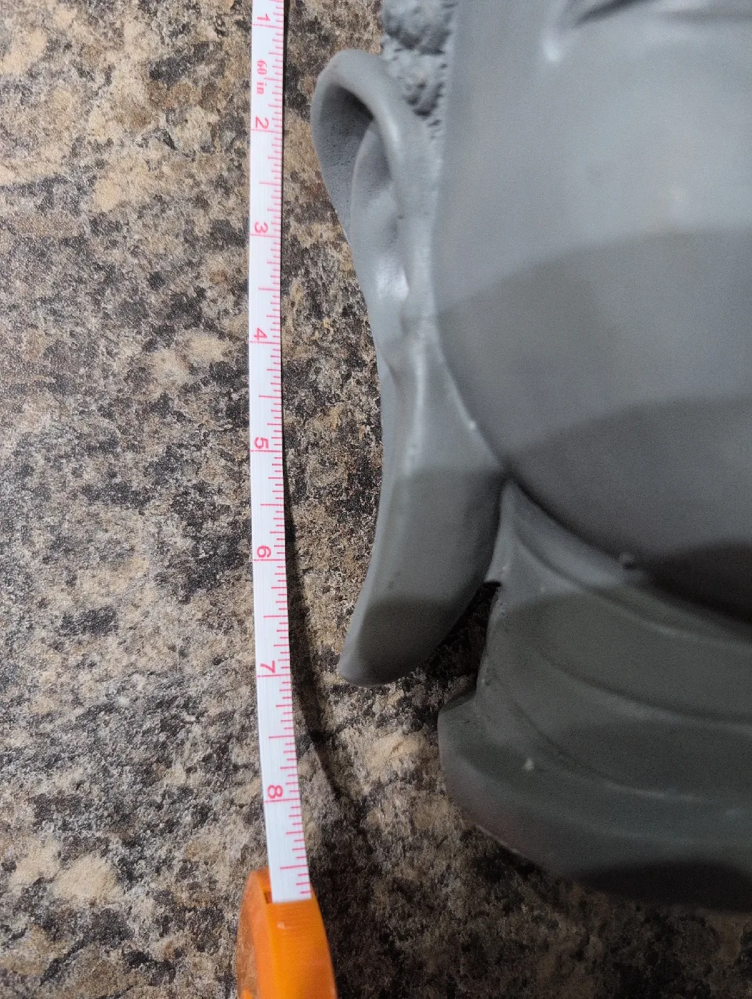 Grey Buddha Head Statue - 8 inch image indicator(5)