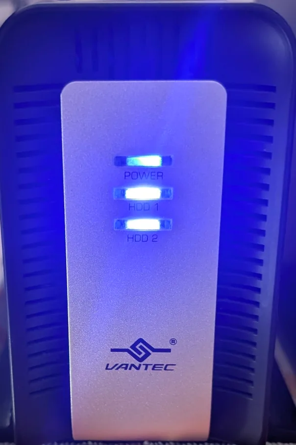 Vantec NexStar MX Dual 3.5" SATA HDD Enclosure image indicator(2)