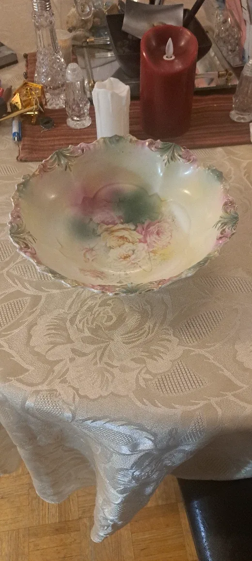 Vintage Floral Bowl