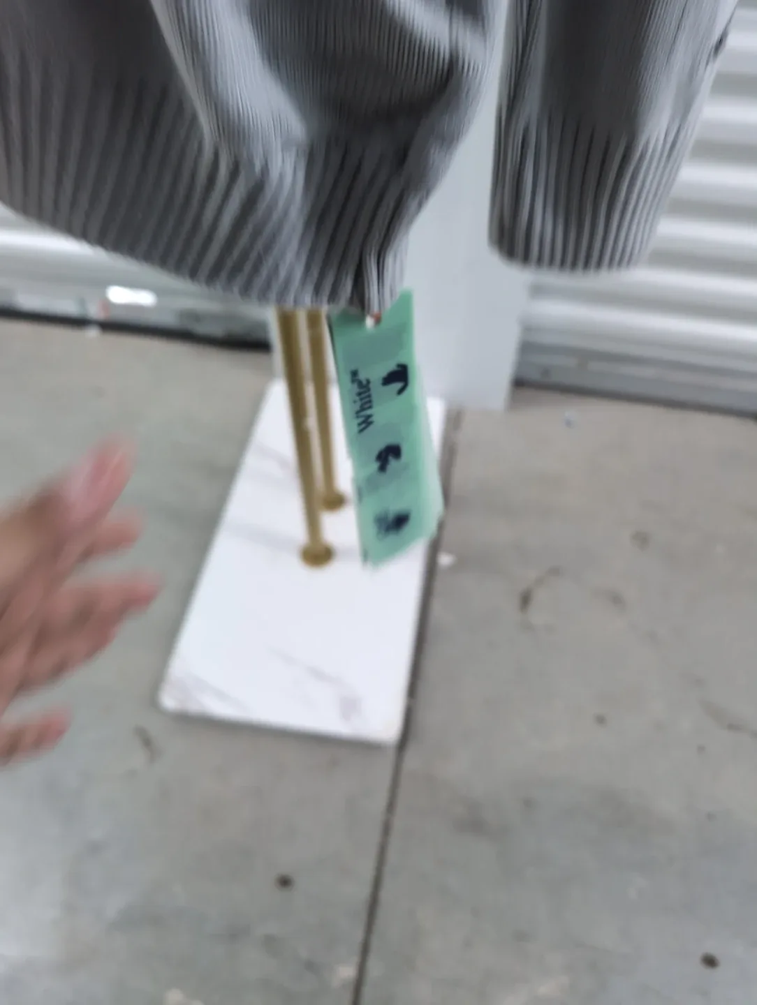 Off-White Grey Knit Sweater