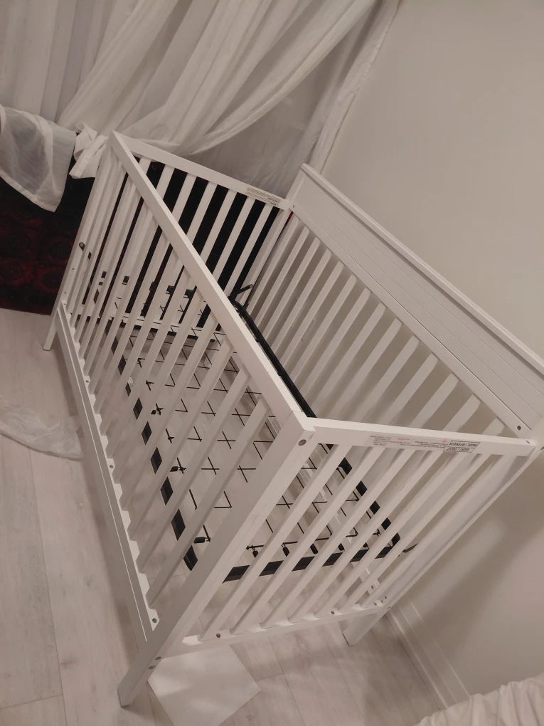 White Baby Crib - photo 5