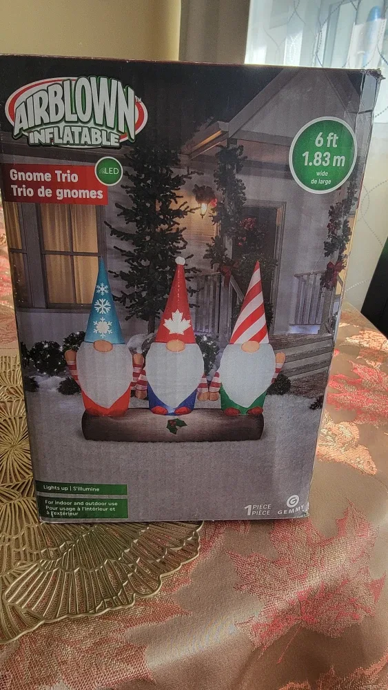 Airblown Inflatable Gnome Trio - 6 ft