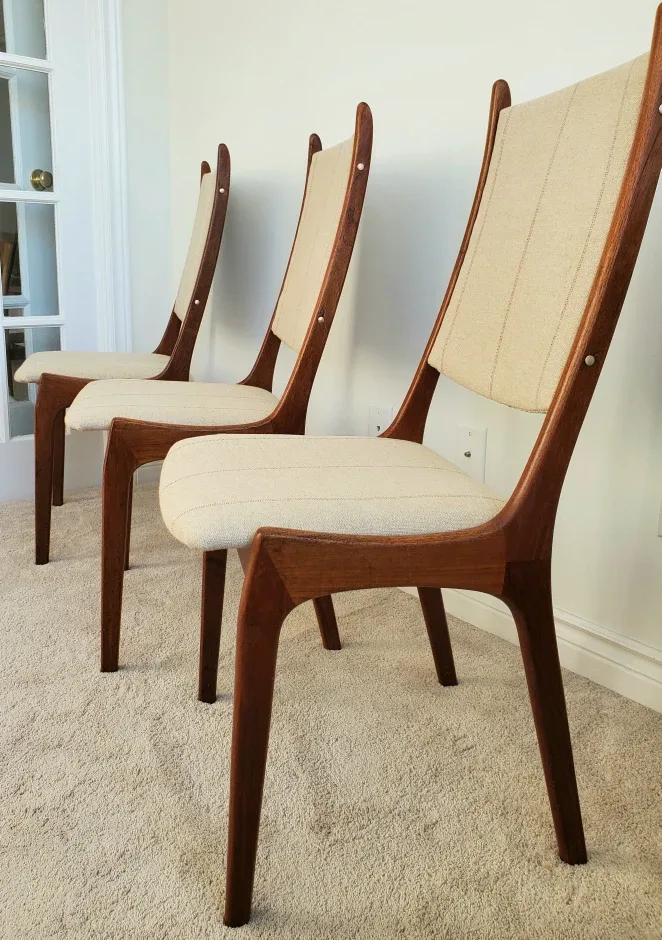 MCM Danish Teak Chairs by Korup Stolefabrik - Set of 5 image indicator(2)