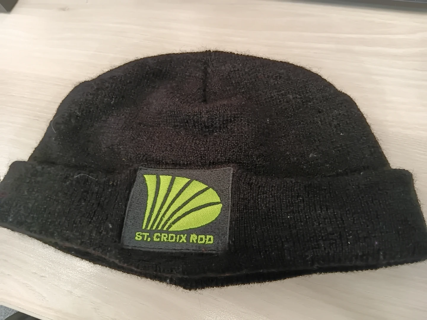 St. Croix Rod Black Knit Beanie