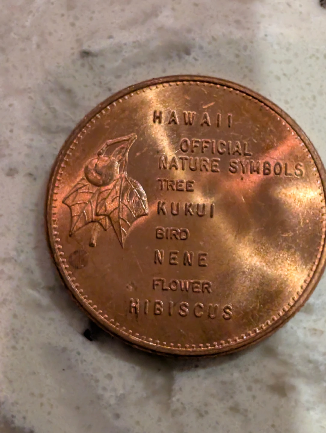 Hawaii Nature Symbols Commemorative Coin