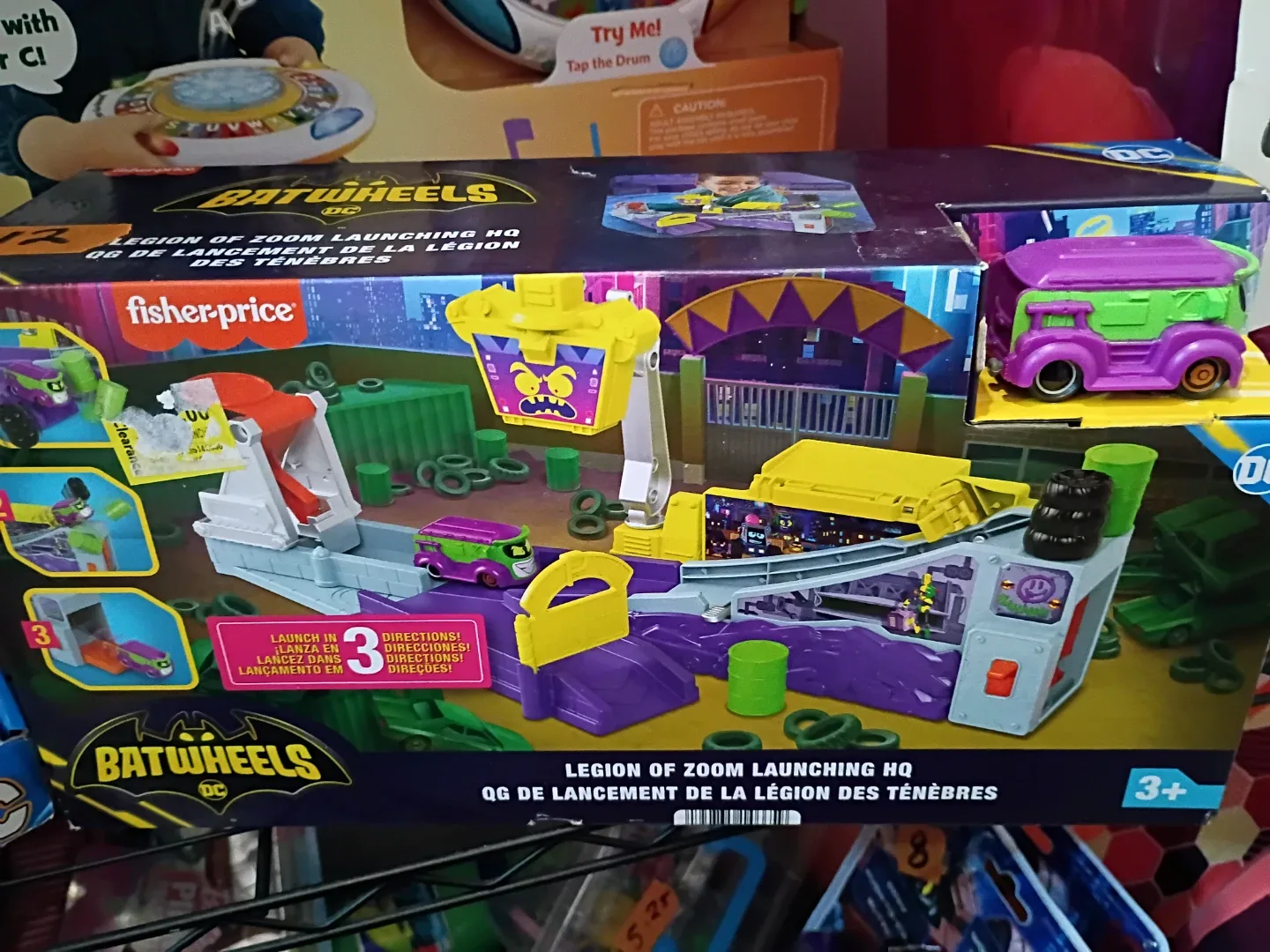 Fisher-Price Batwheels Legion of Zoom Launching HQ