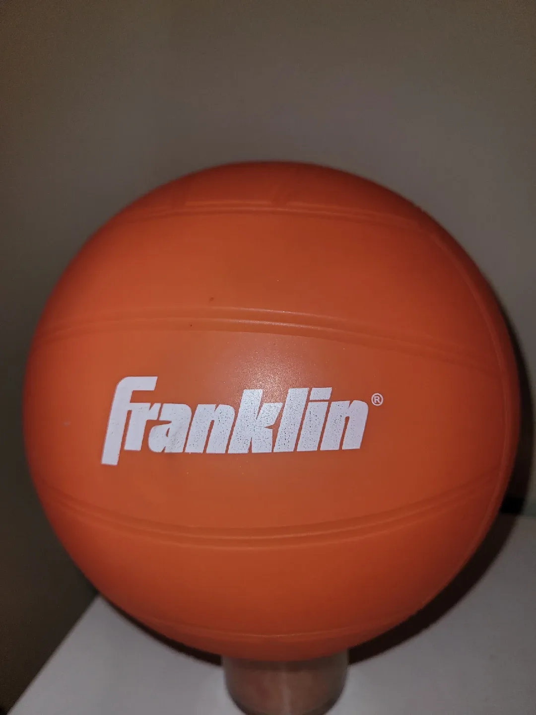 Franklin Orange Rubber Playground Ball thumbnail
