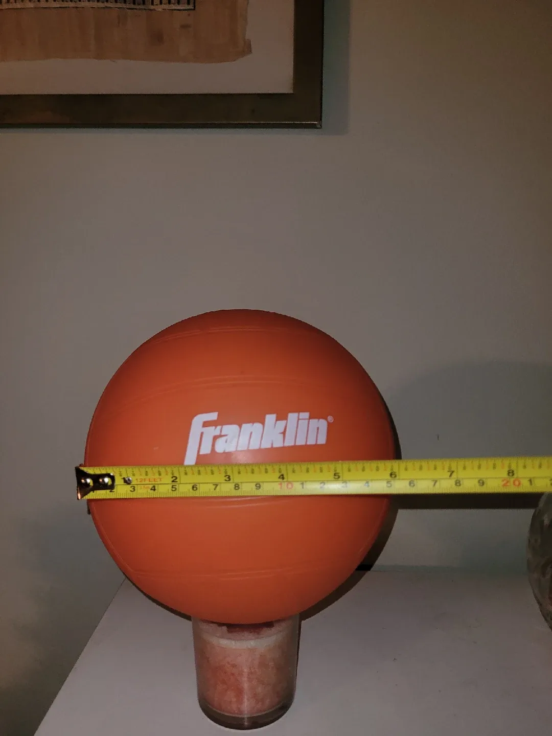 Franklin Orange Rubber Playground Ball image indicator(2)