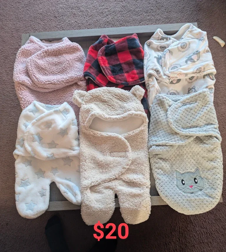 Baby Swaddles - Assorted Styles