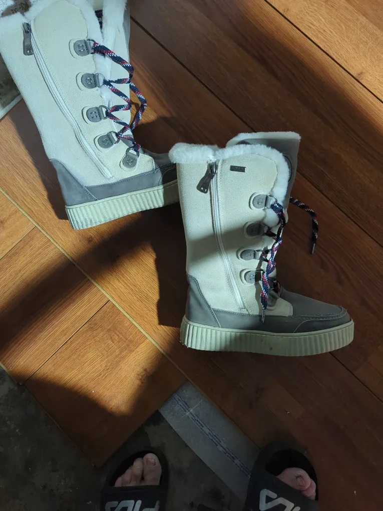 White Winter Boots