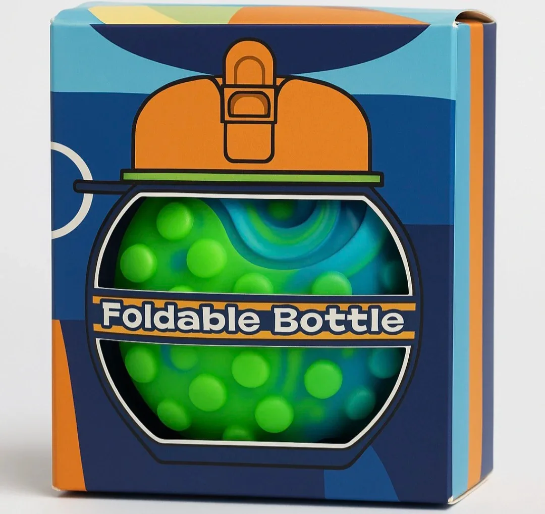 Foldable Water Bottle - Blue & Green image indicator(2)