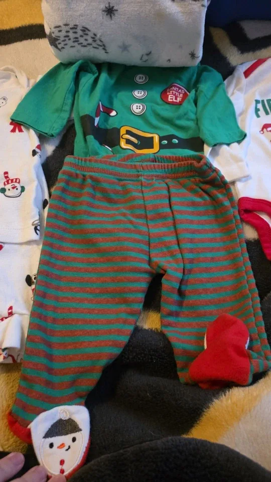 Christmas Baby Pajama Set image indicator(2)