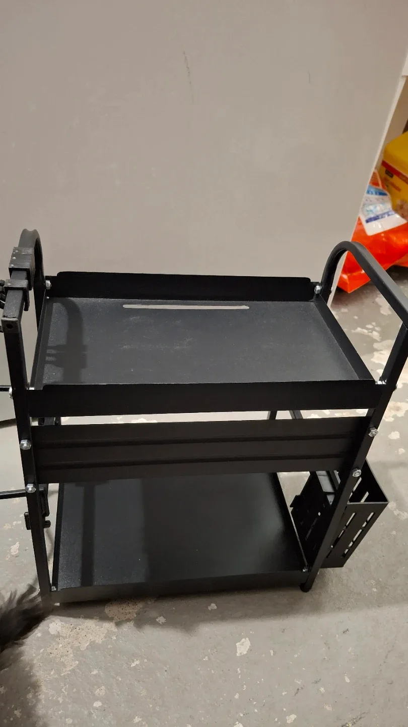 2 tier metal organizer shelf image indicator(4)