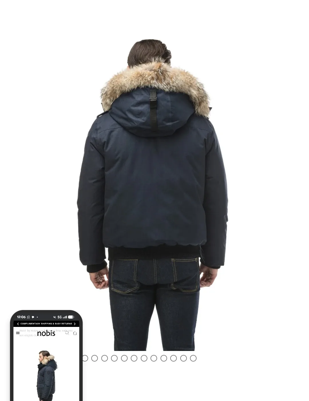 Nobis Cartel Bomber Jacket XL image indicator(4)