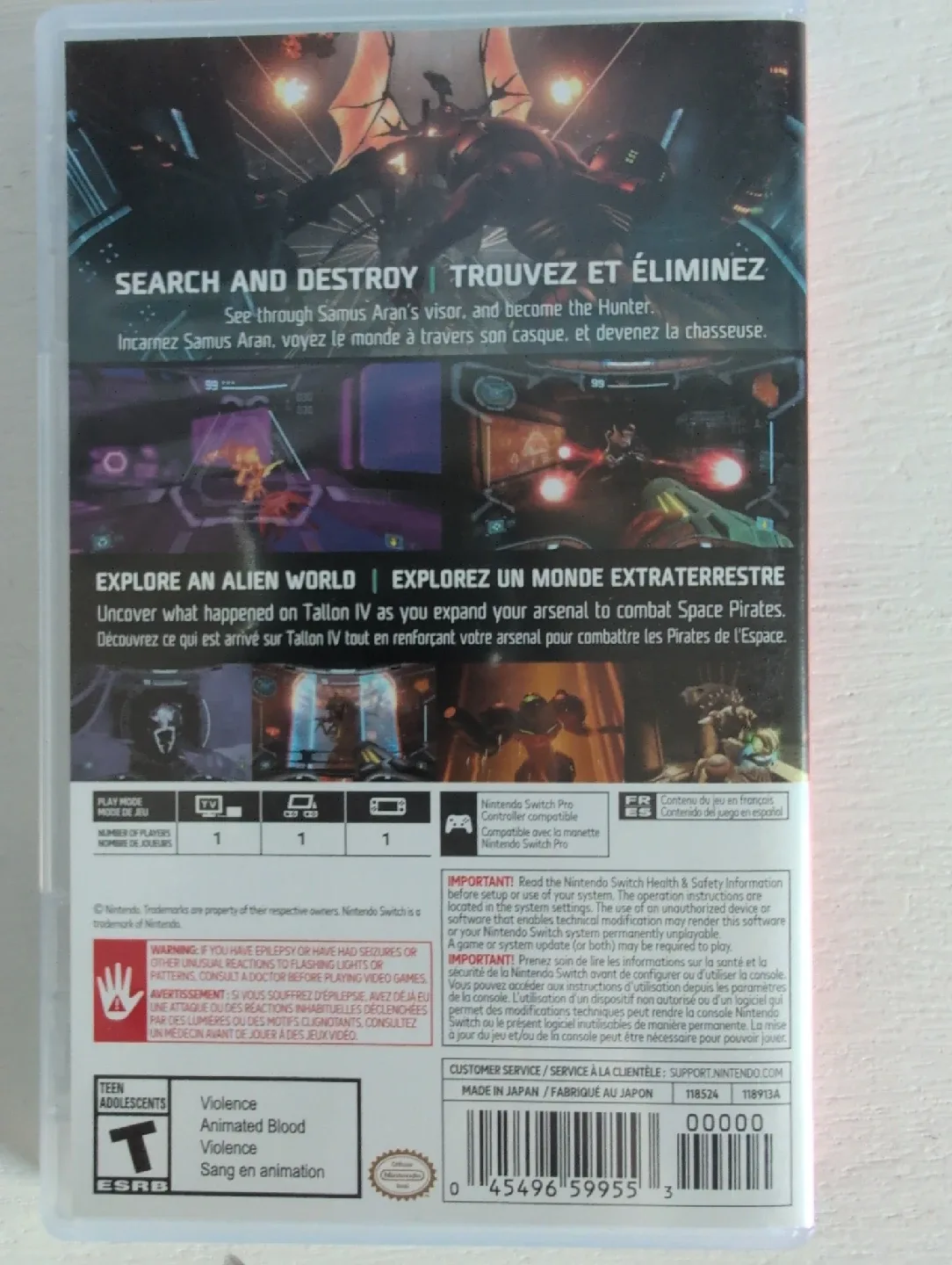 Metroid Prime Remastered - Nintendo Switch Game image indicator(2)