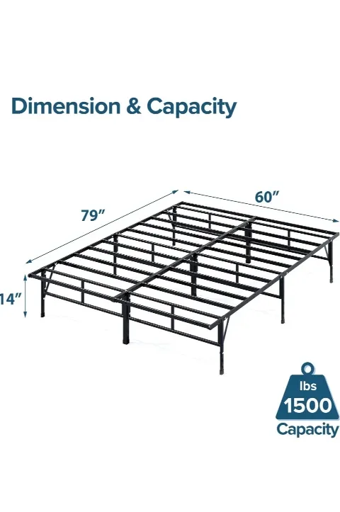 Queen Size Metal Bed Frame - 60" x 79"
